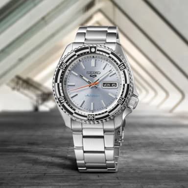 【SEIKO 精工】霹靂舞國手 孫振配戴款 5 Sports 55周年SKX機械錶 母親節 送禮 禮物(SRPK09K1/4R36-15E0N)