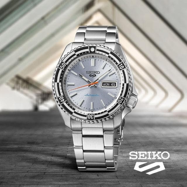 【SEIKO 精工】霹靂舞國手 孫振配戴款 5 Sports 55周年SKX機械錶 母親節 送禮 禮物(SRPK09K1/4R36-15E0N)