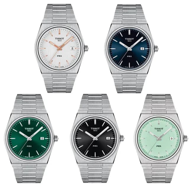 【TISSOT 天梭 官方授權】PRX系列 40 205 復古男錶 多色可選 手錶(T137410110)