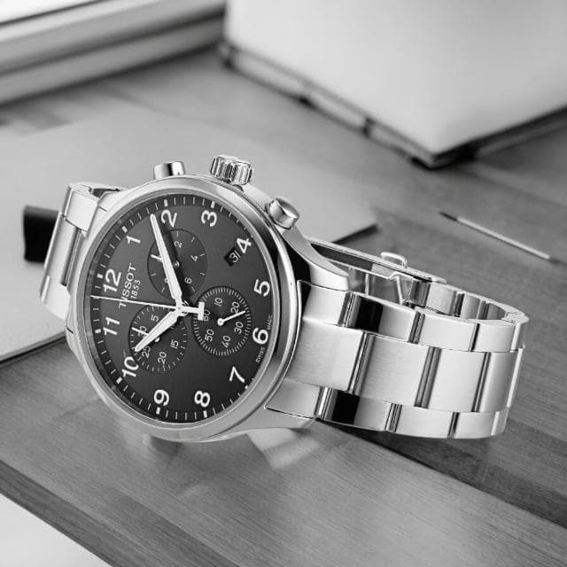【TISSOT 天梭】Chrono XL韻馳 計時腕錶 男錶 指針錶(T1166171104701)