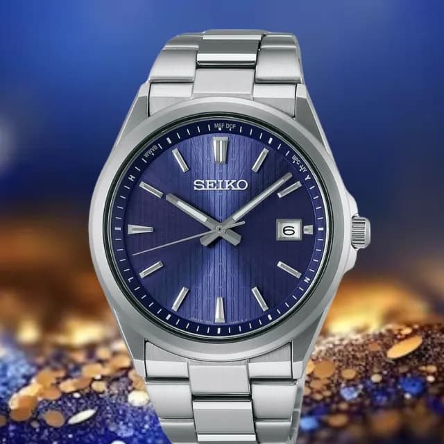 【SEIKO 精工】官方授權 太陽能電波腕錶 禮物推薦(SBTM349J/7B72-0AK0B)