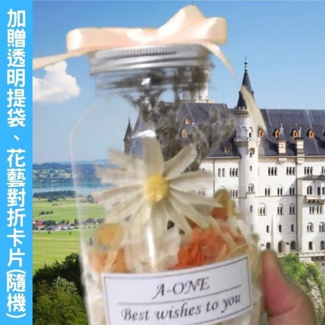 【A-ONE 匯旺】永生花瓶 綠雛菊 花束罐 教師節禮物 乾燥花罐 情人節禮盒 畢業花束 婚禮小物 床頭燈 小夜燈