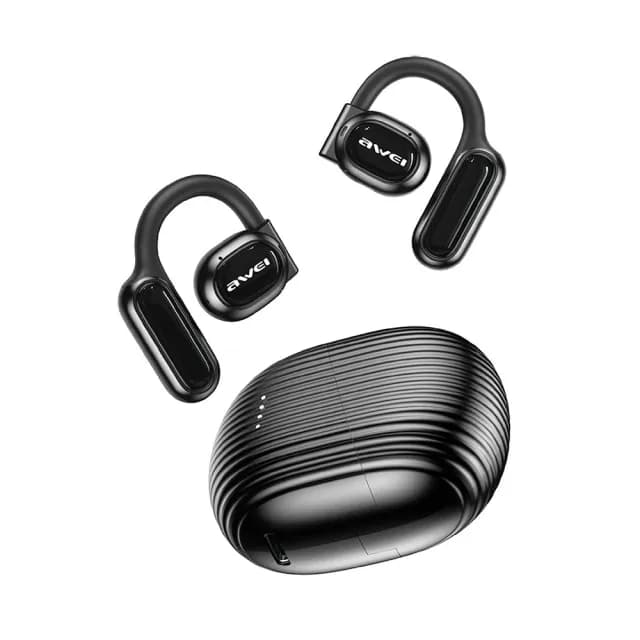 【CityBoss】AWEI TZ6 耳掛式無線耳機 OWS開放式空氣傳導 高質感真藍牙耳機(ENC通話降噪/V5.3/IPX4)