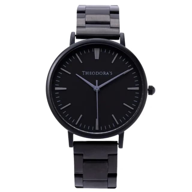 【THEODORA’S 希奧朵拉】(小錶面)-Hera 簡約中性款可拆節實心鋼鍊帶手錶(女錶 簡約手錶)