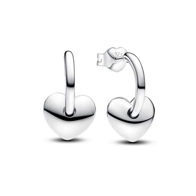 【Pandora官方直營】愛心開圈耳環-絕版品
