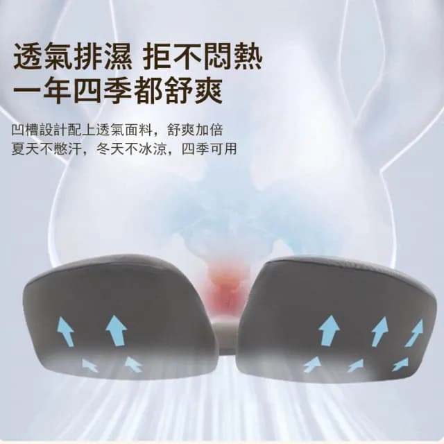 【Londee】立體包裹式舒壓護臀座墊 透氣辦公室椅墊 痔瘡坐墊 美臀護腰 減壓坐墊 交換禮物