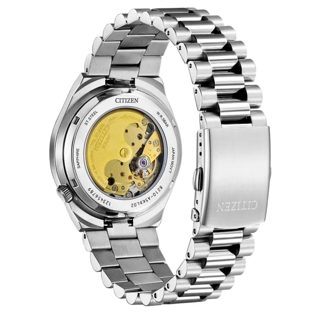 【CITIZEN 星辰】Mechanical系列 限量 時尚撞色 機械腕錶 七夕 情人節 送禮 推薦(NJ0151-88Z)