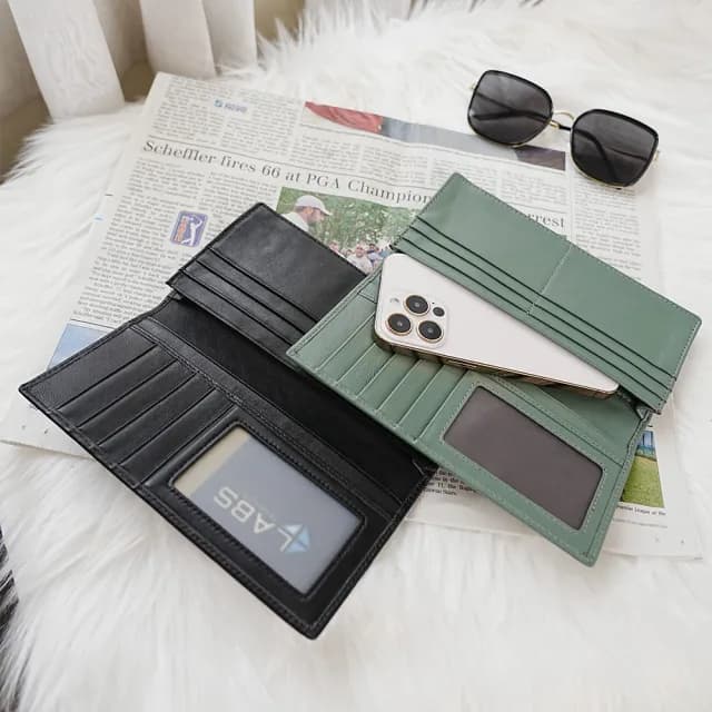 【MoonDy】雙11 長夾 羊皮長夾 手工編織 綿羊皮 生日禮物 長夾 錢包女 女長夾 女生皮