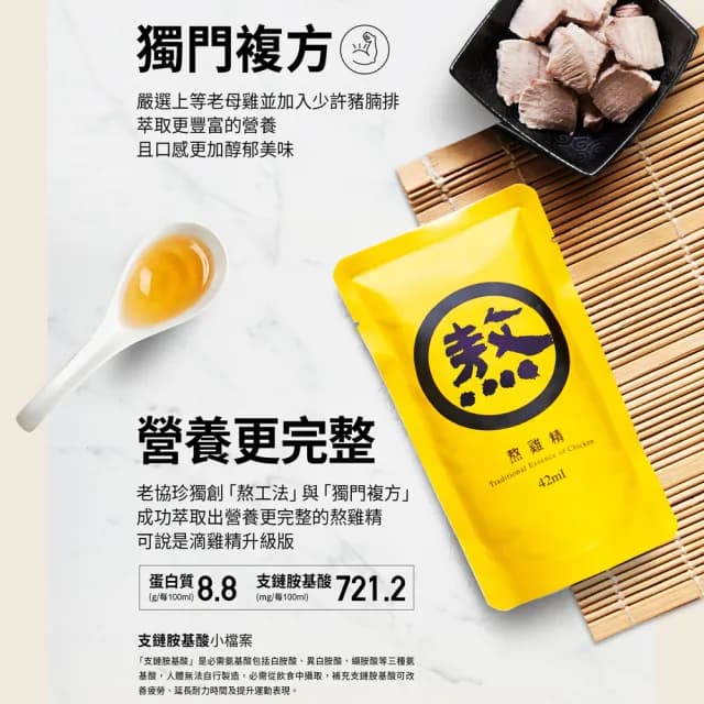 【老協珍官方直營】熬雞精禮盒 常溫/14入(42ml/入 徐若瑄代言 送禮 週期購)