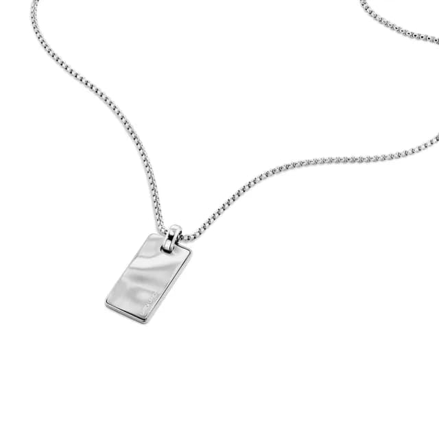 【Calvin Klein 凱文克萊】CK Metallic 男士項鍊 聖誕節 禮物(35100033)