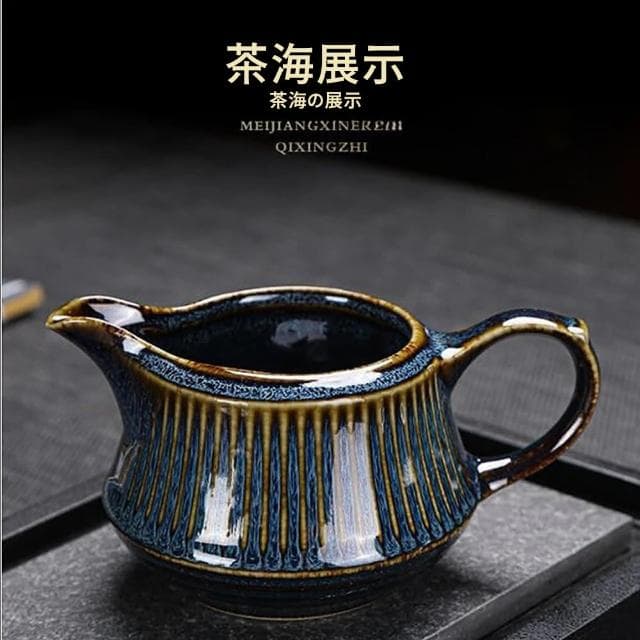 【TEA Dream】日式窯變俐落質感茶具套組(父親節禮物 泡茶工具)