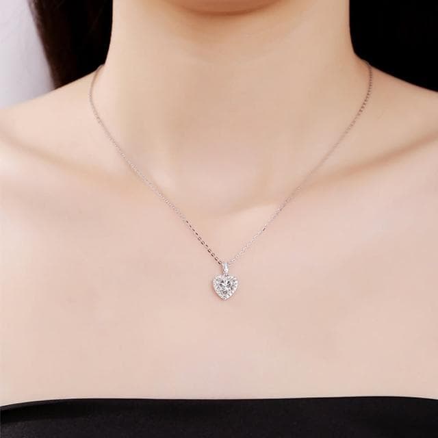 【MoonDy】包包 送女生禮物 女朋友生日禮物 女生項鍊 925純銀項鍊 愛心項鍊 項鍊女 銀項鍊 女生飾品