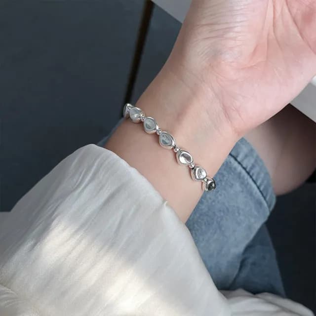 【MoonDy】雙11 包包 銀飾品  女生飾品 首飾 女友禮物 韓國飾品 百搭手鍊 搭配 裝飾品 女生禮物