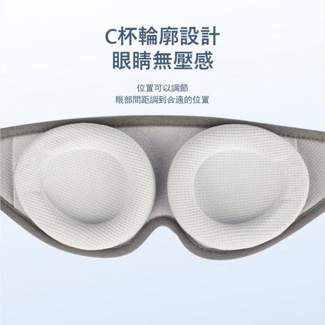 【Gabor】3D立體可調換遮光眼罩 舒壓睡眠眼罩 出差/旅行便攜眼罩 交換禮物