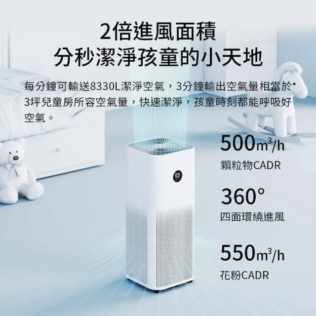 【米家】空氣淨化器4Pro(空氣淨化器 淨化器 空氣清淨機 清淨機 去除異味 可連結米家APP)