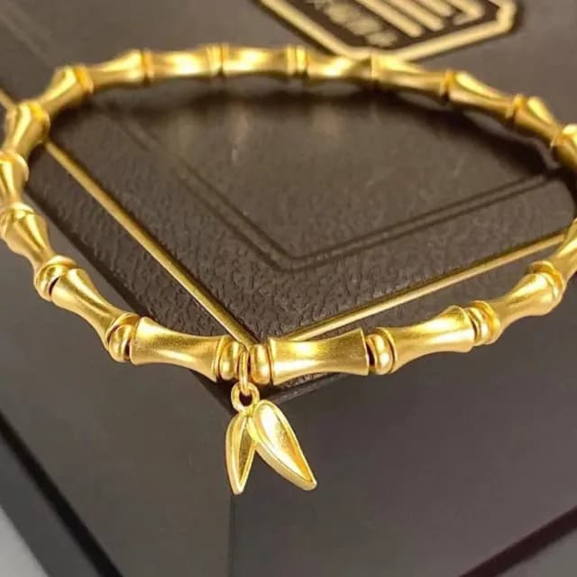 【LEEHER】手環/手鍊/手飾品/純銀手鍊/女生手鍊/竹節手鏈/情侶禮物/復古風/生日禮物/浪漫禮物/