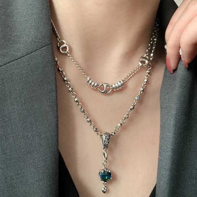 【MoonDy】情人節禮物 包包 復古項鍊 個性項鍊 歐美項鍊 抗過敏項鍊 不掉色項鍊 小禮物 女友禮物 女生禮物