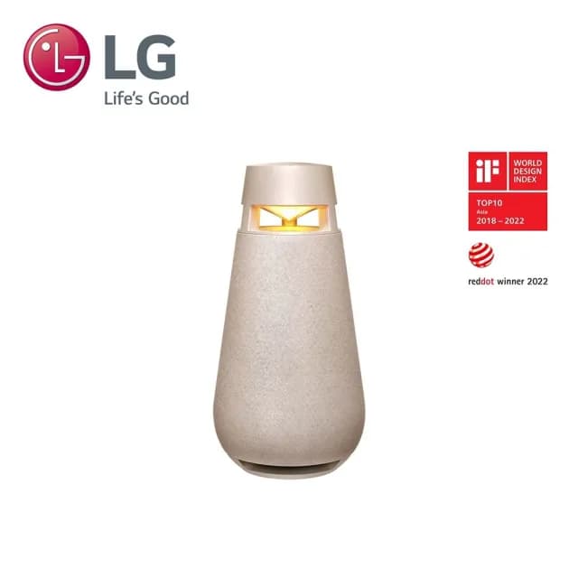【LG 樂金】XBOOM 360度 全景聲藍牙音響 XO3QBE(典雅米)