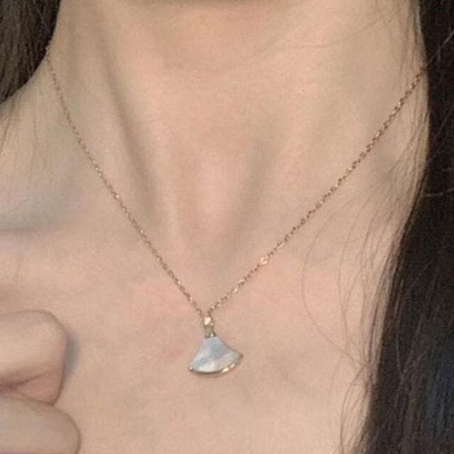 【MoonDy】包包 項鍊 珍珠貝殼項鍊 銀飾品 韓國飾品 結婚禮物 純銀項鍊 造型珍珠項鍊 新娘飾品 情人