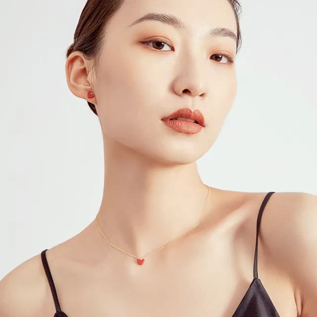【KT DADA】包包 可愛項鍊 生日禮物 項鍊 女生項鍊 純銀項鍊 鎖骨鏈 細項鍊 金項鍊 愛心項鍊 寶石項