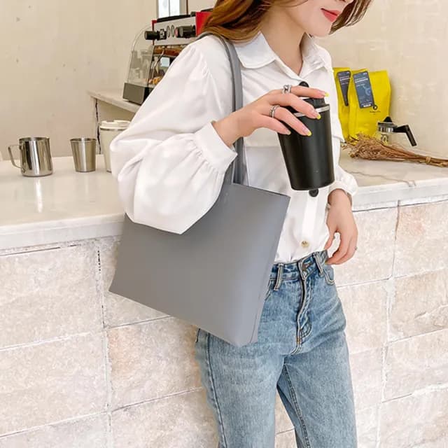 【LEESA】情人節禮物 防水包包\女用包包\韓國包\托特包\女生包包\肩背包\單肩包女\女士包包\正韓包包\外出