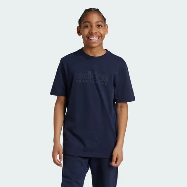 【adidas 愛迪達】ALL SZN 短袖上衣 T恤 童裝 IW0916