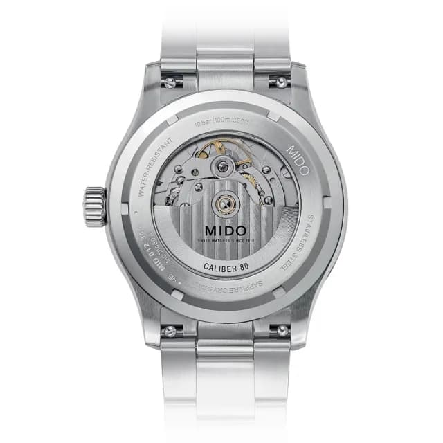 【MIDO 美度 官方授權】MULTIFORT M 先鋒 80小時動力儲存機械錶-42mm 情人節 禮物(M0384301104100)