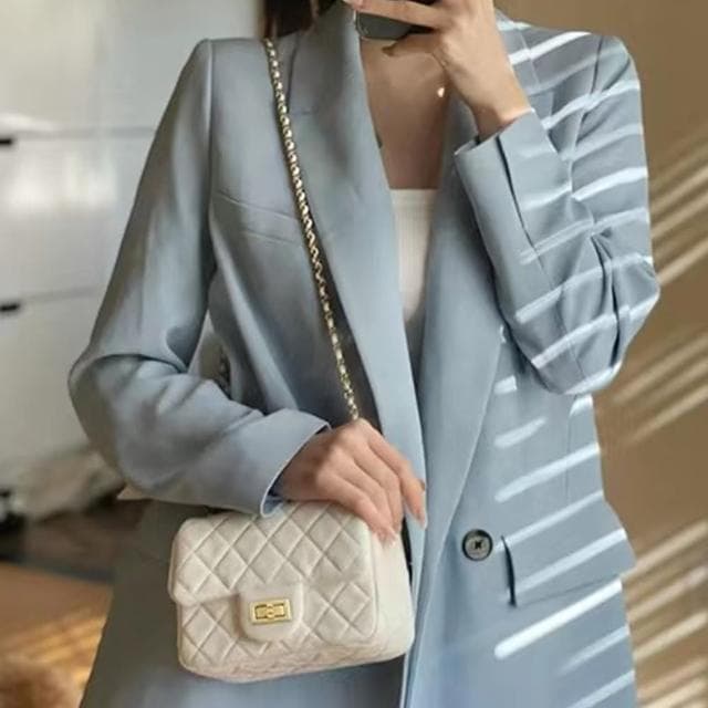 【LEEHER】女包/包包/小方包/小金球包包/小香風包包/菱格包包/鏈條包/側背小包包/羊皮包包/白色包包/禮物