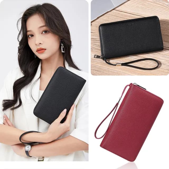 【LEEHER】雙11 卡夾/防盜刷錢包/長夾女生大容量/卡夾錢包/手機錢包/大容量長夾/歐美包包/韓國 