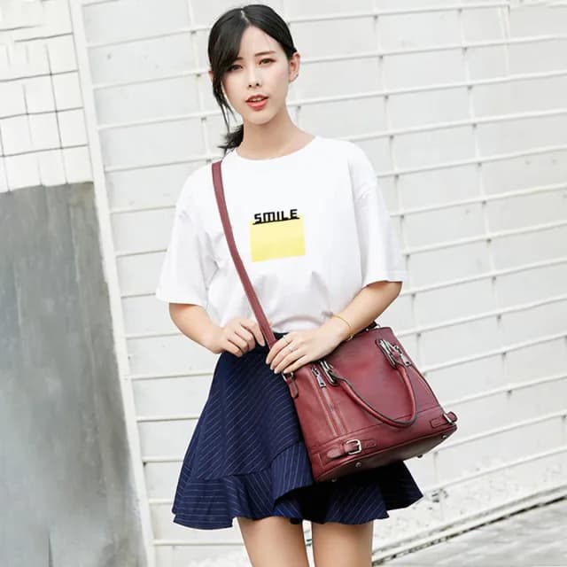 【LEEHER】情人節禮物 手提包/腋下包/通勤包/女士包包/高品質/肩背包/斜背包/單肩包/斜挎包/皮革托特包/女