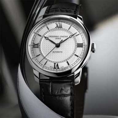【CONSTANT 康斯登】Classics Premiere 羅馬機械錶-38.5mm 禮物 送禮 推薦(FC-301S3B6)