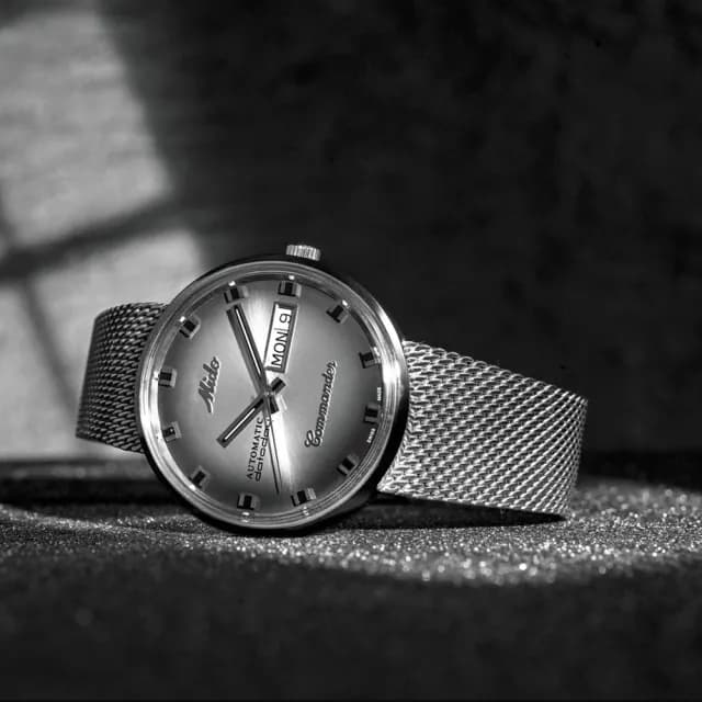 【MIDO 美度】官方授權 COMMANDER SHADE 米蘭帶機械錶-37mm 手錶 送禮 推薦(M842942711)