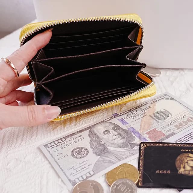 【LEEHER】雙11 拉鍊錢包/拉鍊短夾/牛皮短夾/零錢包/錢包/錢包男/小錢包/零錢包男/牛皮錢包/真