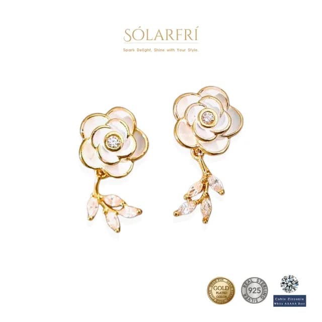 【SOLARFRi】耳夾式耳環｜無耳洞專用親膚材質配戴舒適 附品牌禮盒包裝(閨蜜情人女友母親老婆禮物)