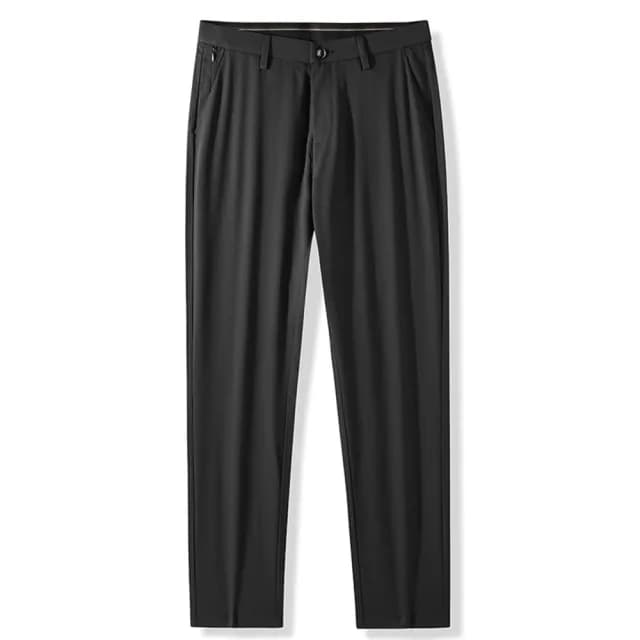 【米蘭精品】現貨+預購 男商務西裝褲修身西裝褲直筒機能免燙(男長褲休閒彈力天絲抗皺父親節禮物3色74gq19)