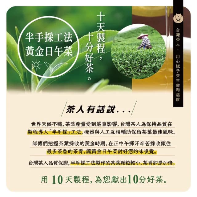 【台灣茶人】阿里山風味烏龍茶葉150gx12包(3斤)