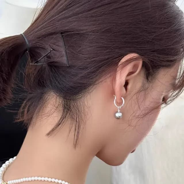 【MoonDy】情人節禮物 七夕 包包 圈圈耳環 垂墜耳環 小香耳環 耳飾 銀耳環 法式耳環 氣質耳環 純銀耳環 珍