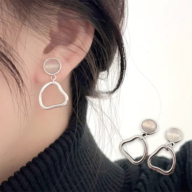 【LEEHER】愛心耳扣 日本耳環 抗過敏耳環 愛心耳環 耳飾 女生耳環 東大門耳環 耳釘 耳環