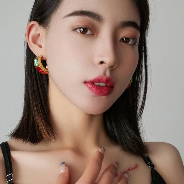 【MoonDy】情人節禮物 七夕 包包 銀針耳環 耳釘 圈圈耳環 歐美耳環 浮誇耳環 大耳環 復古耳環 不規則耳環