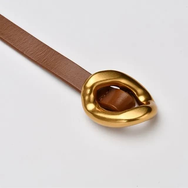 【MoonDy】情人節禮物 包包 腰帶 皮帶 搭配神器 細皮帶 小香風腰帶 牛皮皮帶 真皮皮帶 精品腰帶 復古腰帶