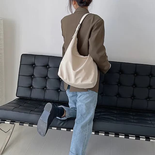 【LEEHER】父親節禮物 女生/包包/托特包/手提包/媽媽包/單肩包/大容量尼龍包/韓國包包/日本包包/小眾包包/