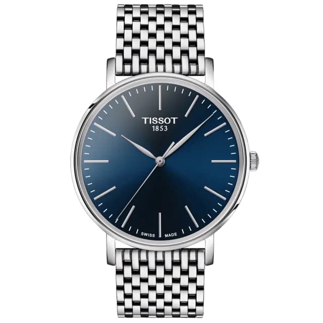 【TISSOT 天梭 官方授權】EVERYTIME 簡約時尚石英腕錶 畢業禮物 送禮 推薦(T1434101104100)