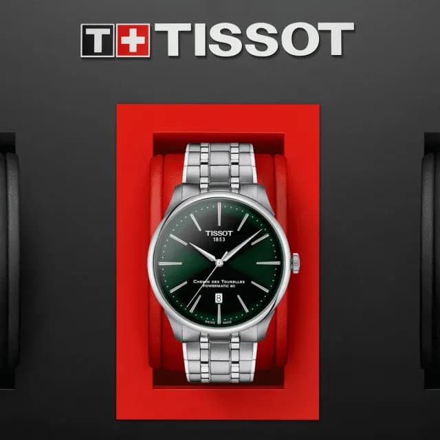 【TISSOT 天梭 官方授權】杜魯爾系列 時尚紳士機械腕錶 七夕 情人節 送禮 推薦(T1394071109100)
