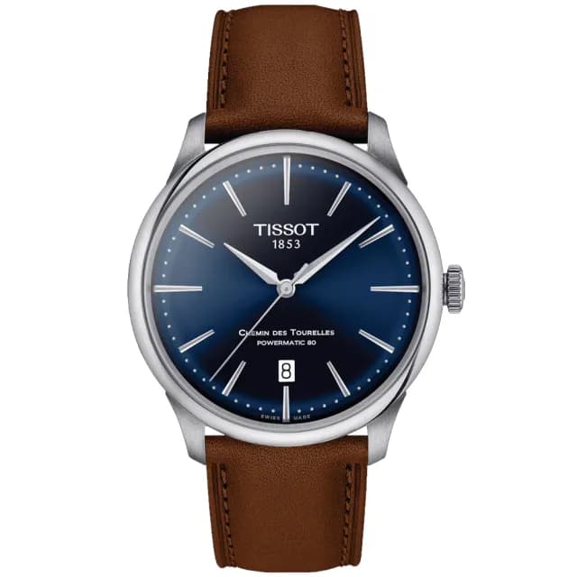 【TISSOT 天梭 官方授權】杜魯爾系列 時尚紳士機械腕錶 七夕 情人節 送禮 推薦(T1398071604100)