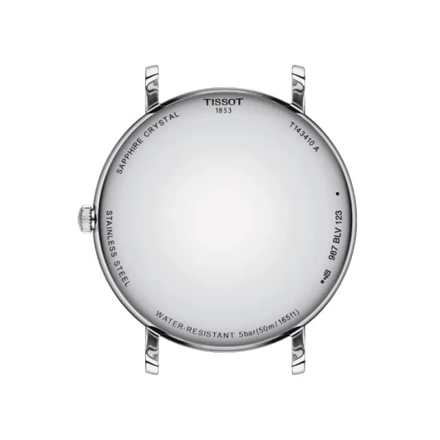 【TISSOT 天梭 官方授權】EVERYTIME 經典簡約米蘭帶腕錶 畢業禮物 送禮 推薦(T1434101109100)