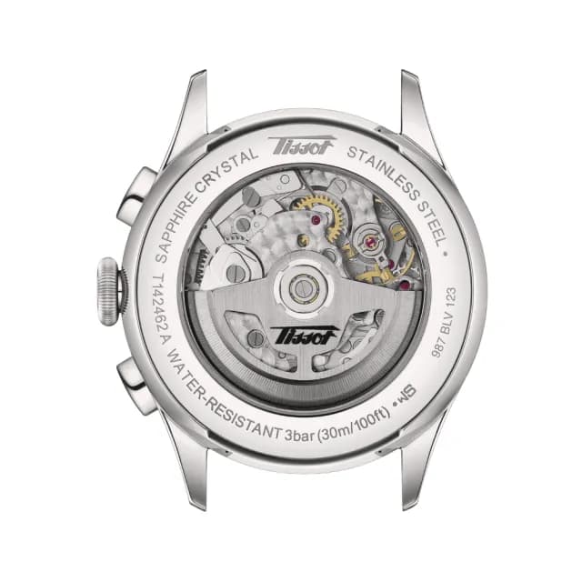 【TISSOT 天梭 官方授權】TELEMETER 1938復刻計時機械腕錶 七夕 情人節 送禮 推薦(T1424621603200)