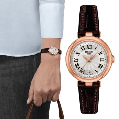 【TISSOT 天梭 官方授權】BELLISSIMA 都會時尚石英腕錶 畢業禮物 送禮 推薦(T1260103601300)