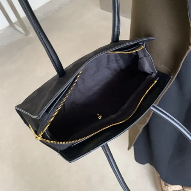 【LEESA】情人節禮物 麂皮包包\法棍包\絨布包包\輕便\包包\女士包包\腋下包\復古包\簡約\單肩包