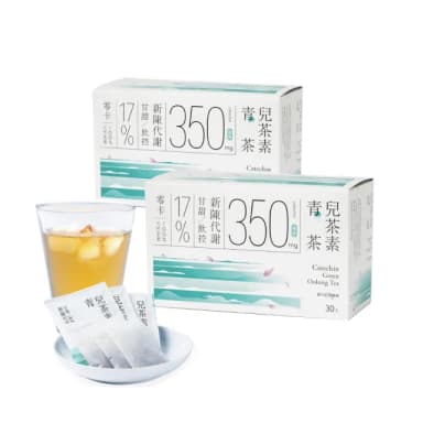 【發現茶】兒茶素青茶2盒、甜白花香、促進新陳代謝、30秒冷泡茶(6gx30入/盒 茶包)