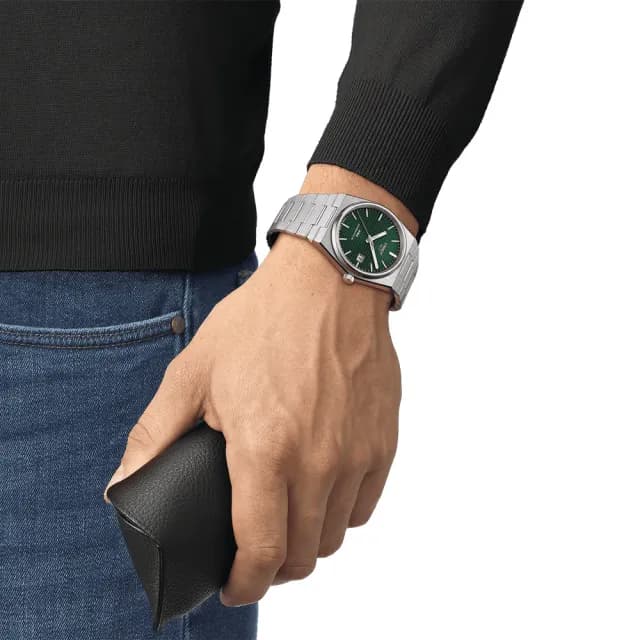 【TISSOT 天梭 官方授權】PRX系列 70年代復刻機械錶 鋼帶 40mm 禮物 送禮 推薦(任選一款)